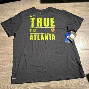Nike NBA true to Atlanta black t-shirt
